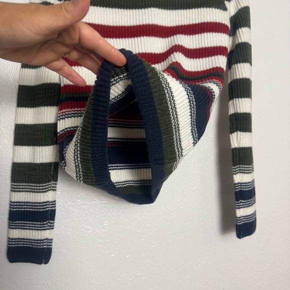 Urban Outfitters BDG New With Tags Multicolor Striped Turtleneck Sweater - Picture 4 of 10